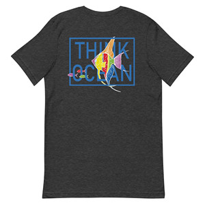 เสื้อยืดปักลายปลาทะเลเรืองแสง Think Ocean Fish - Product Image 4