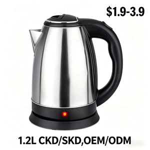 Bouilloire Électrique Sans Fil en Acier Inoxydable 0.8L-2.0L, Classique, Personnalisée, Certifiée CE RoHS ETL <span class=keywords><strong>CB</strong></span>, OEM/ODM SKD/CKD, Vente en Gros - Product Image 4