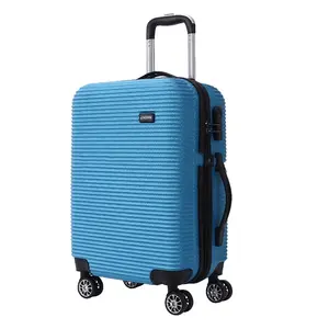 Di alta qualità 210D nuova moda leggera esterno caster borsa da viaggio abs trolley bagaglio per bambini