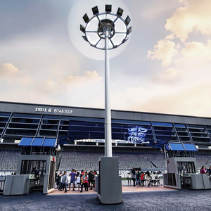 Torre de Iluminación de Mástil Alto de Acero Galvanizado en Caliente de 10m-40m, Postes de Lámparas para Estadios y Calles, Infraestructura Urbana Versátil - Product Image 1