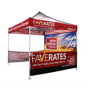 Tente pliante promotionnelle 3x3 imperméable pour événements, impression personnalisée, auvent, présentoir, logo de fête, chapiteau de mariage, gazebo, auvent - Product Image 2