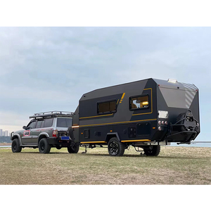 Remolque de Viaje Todoterreno 4x4, Nuevo Diseño, Remolque Familiar con Plataforma para Transporte de Juguetes, Remolque de Camping en Venta, Caravana de 19 Pies - Product Image 1