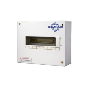 Caja de Distribución Metálica MCB (Puerta Única-SPN) con Barra Colectora Neutra Premium, Placa Ficticia de Enlace de Fase, Modelo KK9, Proveedor Mayorista India - Product Image 2