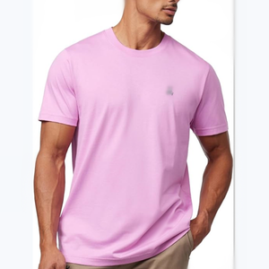 Camiseta Clásica de Cuello Redondo para Hombre, Diseño con Bordado P B, Camiseta con Patrón de Bordado de Dibujos Animados, Top de Manga Corta # PB - Product Image 5