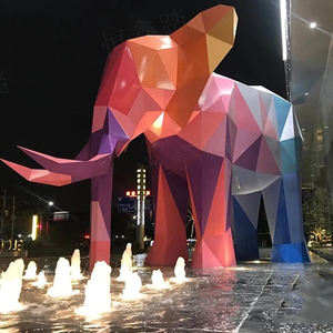 Escultura Geométrica de Panda S58 - Arte Urbano Ecológico de Fibra de Vidrio Resistente a los Rayos UV para Exteriores, Ideal para Edificios Altos y Áreas Públicas - Product Image 5