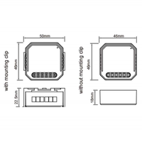 Module WiFi Larkkey Tuya pour ouvre-porte intelligent, compatible avec les systèmes de maison connectée, interrupteur à commande à distance OEM