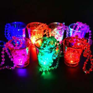 قلادة كأس شوت مضيئة بتقنية LED، كؤوس شوت متوهجة للحفلات والمناسبات - Product Image 4