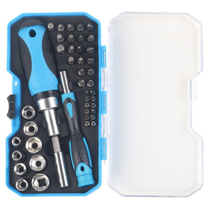<b>Screwdriver</b> <b>Set</b> 63 Piece With Socket Wrench And <b>Bits</b> For Home Repair - Product Image 1