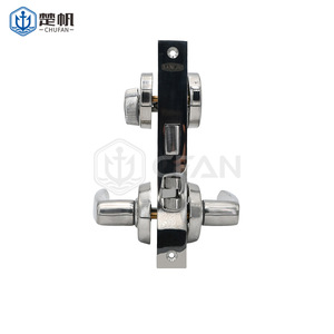 Serrure de porte marine en acier inoxydable 190 mm pour salle de bain et usage naval avec indicateur OHS2270 - Product Image 3