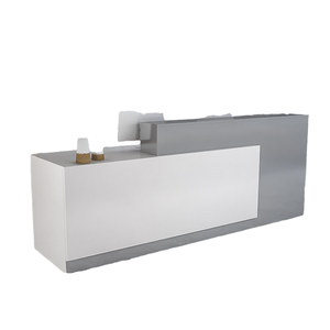 <b>Modern</b> Design Wood Reception <b>Desk</b> for Office Building Hotel Hospital Beauty Salon & Commercial Premises - Product Image 2