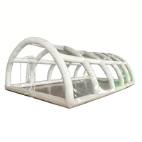Couverture de piscine gonflable en PVC imperméable personnalisée, tente de couverture de piscine pour piscines extérieures et de jardin