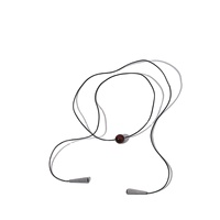 Collier ras du cou punk en cuir et pierre naturelle œil de tigre, double couche, pour femme, style luxe léger et de niche
