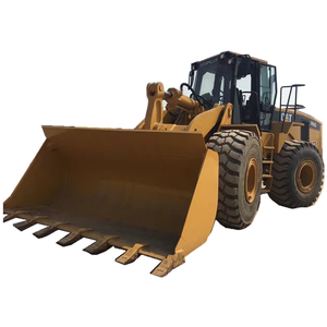 Chargeuse sur pneus Caterpillar 966G d'occasion, chargeuse frontale usagée pour travaux de construction routière et de stockage - Product Image 1