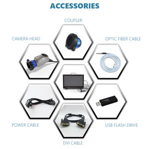 22 इंच एलसीडी मॉनिटर मेडिकल पोर्टेबल एंडोस्कोप वीडियो कैमरा, ब्रोंकोस्कोप/साइटोस्कोप/मूत्रवर्धक के लिए - Product Image 6