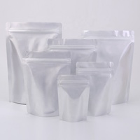 Sac en mylar refermable pour stockage à long terme des aliments, emballage en argent avec fermeture éclair et absorbeurs d'oxygène