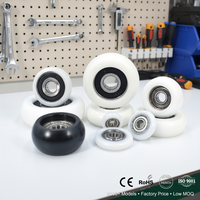 Roue à roulement en plastique avec gorge en POM Nylon PA pour porte coulissante