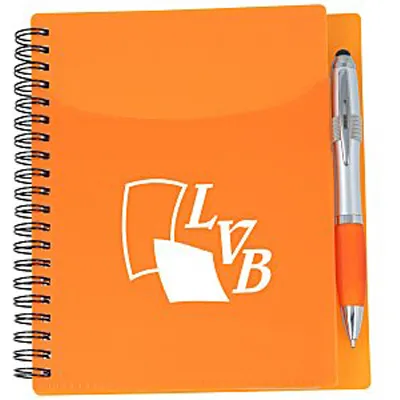 Cuaderno de bolsillo Sorbet con logotipo impreso con lápiz óptico curvo diario Agenda diario semanal mensual organizador planificador cuaderno