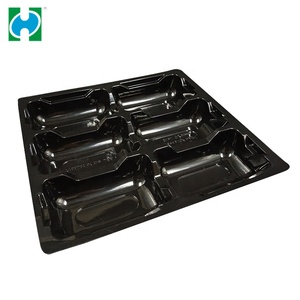 <span class=keywords><strong>Plateau</strong></span> à dames en plastique PP PS, noir, lot de 6, 12 ou 24 paquets avec Service OEM, livraison gratuite - Product Image 2