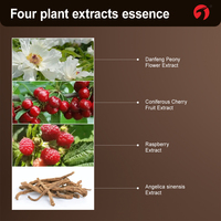 Capsules à base de plantes pour la santé ovarienne et utérine des femmes adultes, favorisant l'équilibre hormonal, l'acide folique et les vitamines pour la préparation à la grossesse et la santé de la peau féminine.