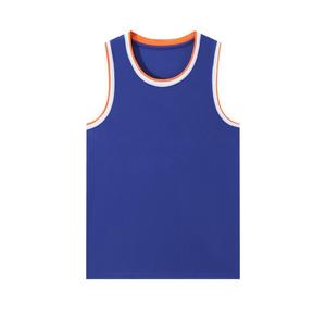 Maillot de <span class=keywords><strong>basket</strong></span>-ball personnalisé de haute qualité, imprimé et brodé, respirant, sans manches, en polyester/coton, style américain, pour équipe - Product Image 5