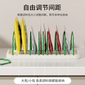 Estante de almacenamiento para bolsas de especias para árbol de Navidad, organizador de condimentos multifunción para cocina, soporte vertical para fácil acceso - Product Image 5