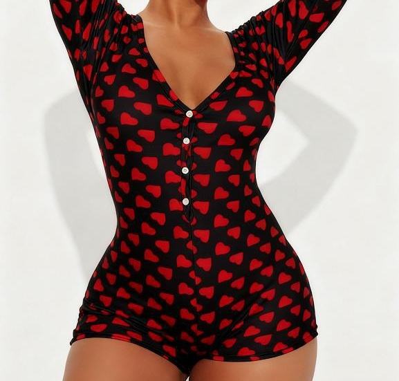 ชุดรอมเปอร์สีดำ Z0205ST