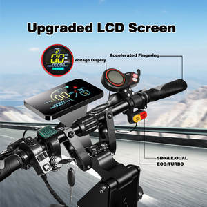 14 Scooter électrique tout-terrain tout-terrain 90 km/h vitesse 60V 40A batterie double freinage suspension hydraulique pour les aventures extrêmes - Product Image 3