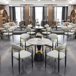 <strong>Dining</strong> Room Furniture Luxury Stainless Steel Leg Hotel <strong>Chair</strong> Leather Metal <strong>Dining</strong> <strong>Chairs</strong> For Hotel Furniture