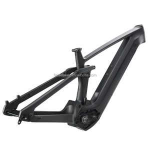 Telaio per bicicletta elettrica a metà azionamento leggero Bafang M510 M560 Motor <span class=keywords><strong>Karbon</strong></span> 29er * 2.6 "a sospensione totale telaio MTB elettrico in carbonio - Product Image 4
