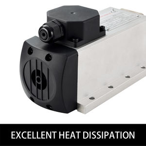 Motor de Husillo de Alta Frecuencia con Enfriamiento por Aire, Correa Cuadrada, ER16, 24000 RPM, 1.5KW, Zhong Hua Jiang, BT30, 110V/220V, para Máquina CNC de Perforación - Product Image 5