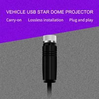 Projecteur de ciel étoilé pour voiture, lampe de projection de ciel étoilé USB, lumière d'ambiance réglable pour l'intérieur de la voiture et la maison