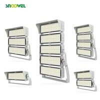 Projecteur LED modulaire 250W 500W 750W 1000W 1250W IP67 IK09 pour éclairage de stade et terrain de sport à haut mât, CRI>80, garantie 7 ans