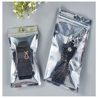 Emballage alimentaire léger mat personnalisé fermeture à glissière zip-lock argent mylar feuille d'aluminium pochette debout en plastique sacs d'emballage