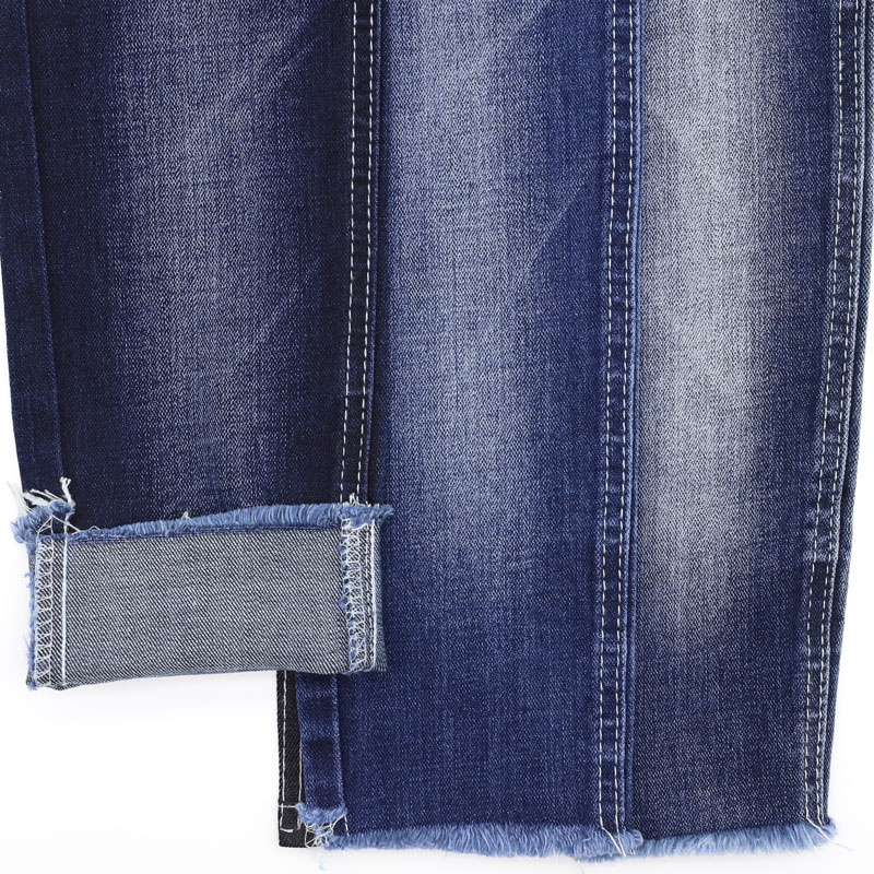Высококачественная трикотажная джинсовая стрейчевая ткань, джинсы, необработанная ткань для мужских брюк