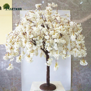 Árbol de Flores de Cerezo Artificial Artiker Grande, Color Natural, 1 m de Altura, Ecológico, Duradero, Material de Madera, Permanente, para Mesa de Boda - Product Image 4