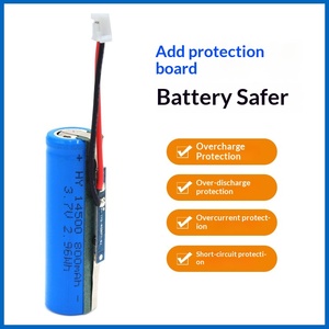 Baterai Lithium Wei Xin 14500 37V Bersertifikasi KC, Kabel PCB, Dapat Diisi Ulang untuk Elektronik Konsumen, Suhu Operasi -10C - Product Image 2