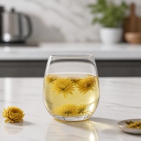 Frühstücks-Saftglas 480ml Stielloses Weinglas, Runde Schüsselform Klarer Körper, Großvolumiger Wasserbecher für den Esstisch