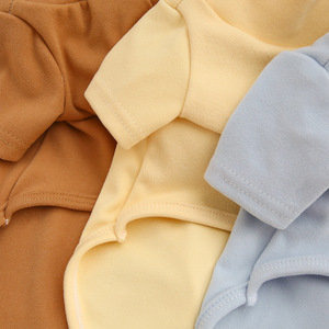 Pet Solid Color Warm Pullover <b>Base</b> <b>Layer</b> Shirt For Dogs High Neck Long Sleeve Fleece Winter Clothes - Product Image 3
