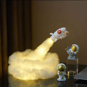 Creative Rocket Lamp DIY Material Package Night <b>Light</b> Decoration Ornaments <b>Space</b> Astronaut Ins Atmosphere Bedside Lamp Gift - Product Image 2