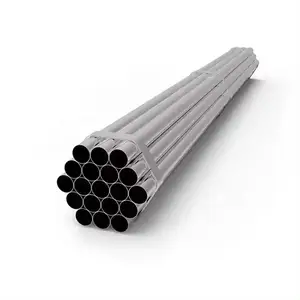 Rohrsystem Gerüst verzinktes schwarzes quadratisches Rohr 1,5 Zoll 48,3 mm Gerüst Stahlrohr