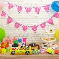 Boîtes à nourriture pour fête sur le thème des voitures de course, plateaux à nourriture pour voitures avec boîtes à collations et à boissons et serviettes à carreaux pour les fournitures de fête sur le thème des anniversaires