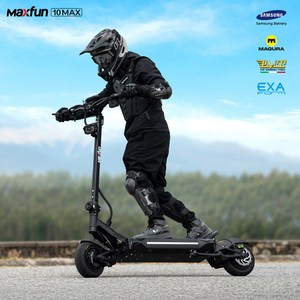 Scooter Eléctrico Plegable de Alta Velocidad con Doble Motor, 72V, 60Mph, Maxfun 10, para Adultos, Disponible en EE. UU., Modelo 2026 - Product Image 1