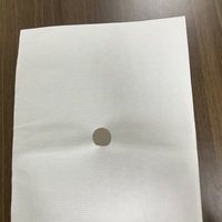 Filtre à huile en papier de pâte de bois de qualité supérieure 14x22 pouces avec trou central pour friteuse, idéal pour la cuisine commerciale, haute performance