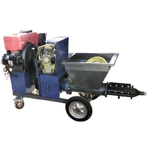 Máquina de Pulverización de Mortero de 100 L con Motor Diésel, Totalmente Hidráulica, para Uso en Construcción de Túneles - Product Image 1