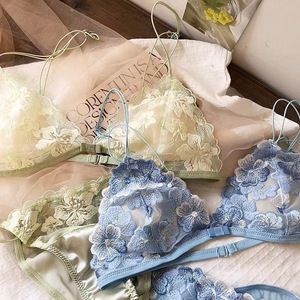 <span class=keywords><strong>Bralette</strong></span> Sexy Francese con Design Senza Schienale, Spalline Sottili, Coppa Piccola, in Pizzo, Senza Ferretto, Ultra-sottile, Set <span class=keywords><strong>Reggiseno</strong></span> a Triangolo - Product Image 6