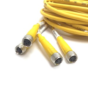 Plc Partij Van 4 Pkg 3M-5 Cordset <span class=keywords><strong>3</strong></span>-Pins Vrouwelijke Picofast Verbinding 6ft Lang - Product Image 3