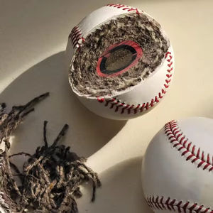 批发9英寸定制标志专业比赛抗压牛皮棒球球 - Product Image 3