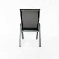 Chaise de jardin extérieure Uplion KD moderne avec structure en acier robuste pour villa et parc