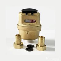High Level Vertical Volumetric Mechanical Water Meter R160 Nylon ABS Brass Copper Plastic OEM Customizable