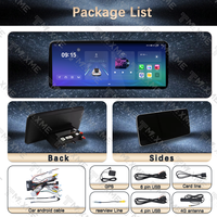 Autoradio multimédia Android 12,3 pouces avec écran tactile, GPS, WiFi et Carplay pour Hyundai Santa Fe/IX45 2012